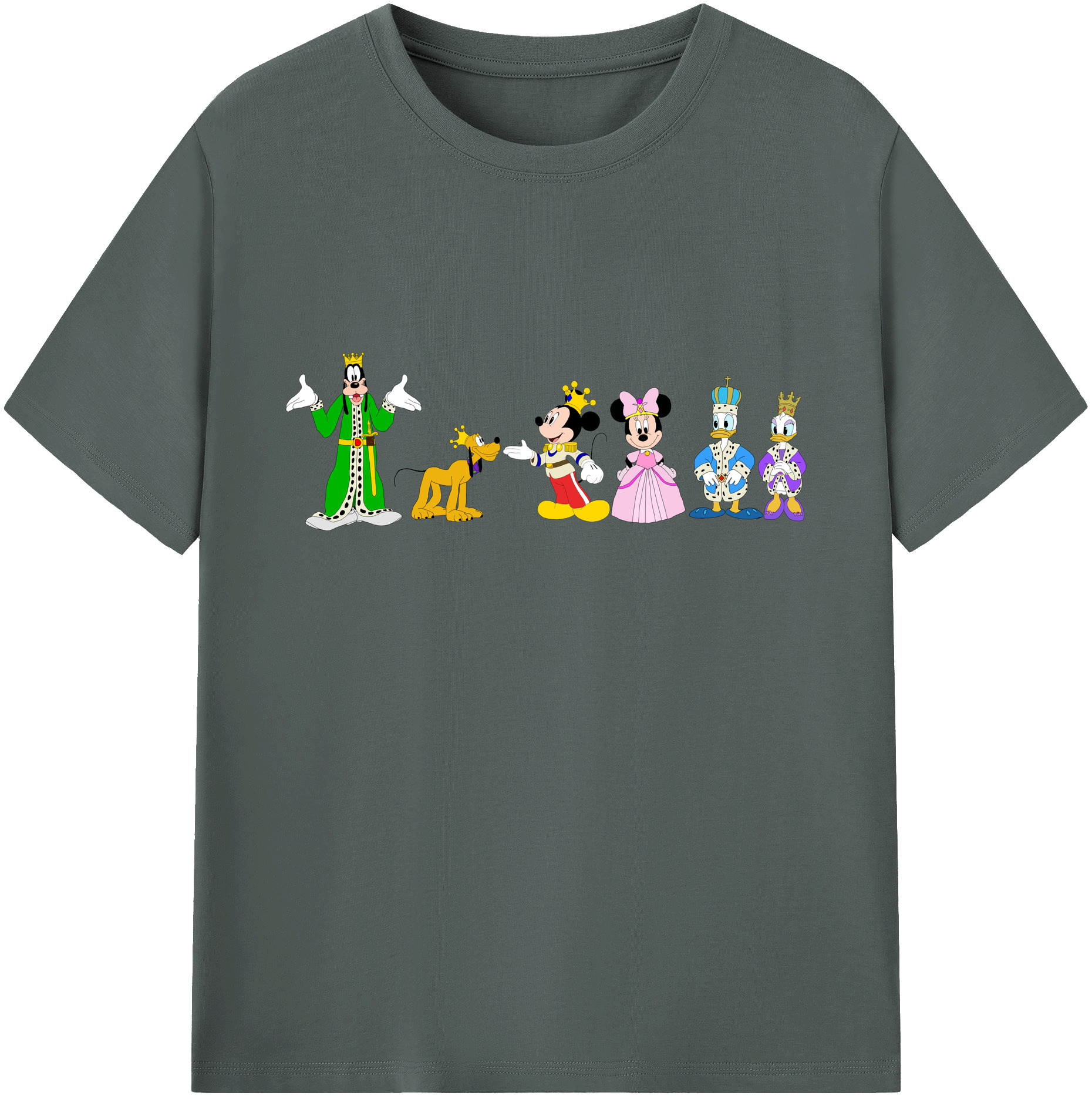ミッキーマウス Mickey Mouse 綿100％ メンズ半袖Tシャツ｜肌触りやわらか＆通気性